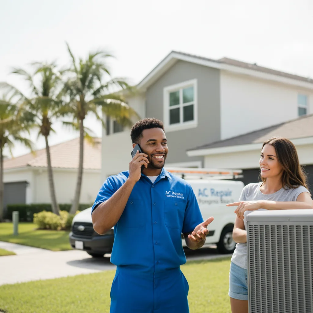 AC Repair Pompano Beach customer support in Thonotosassa